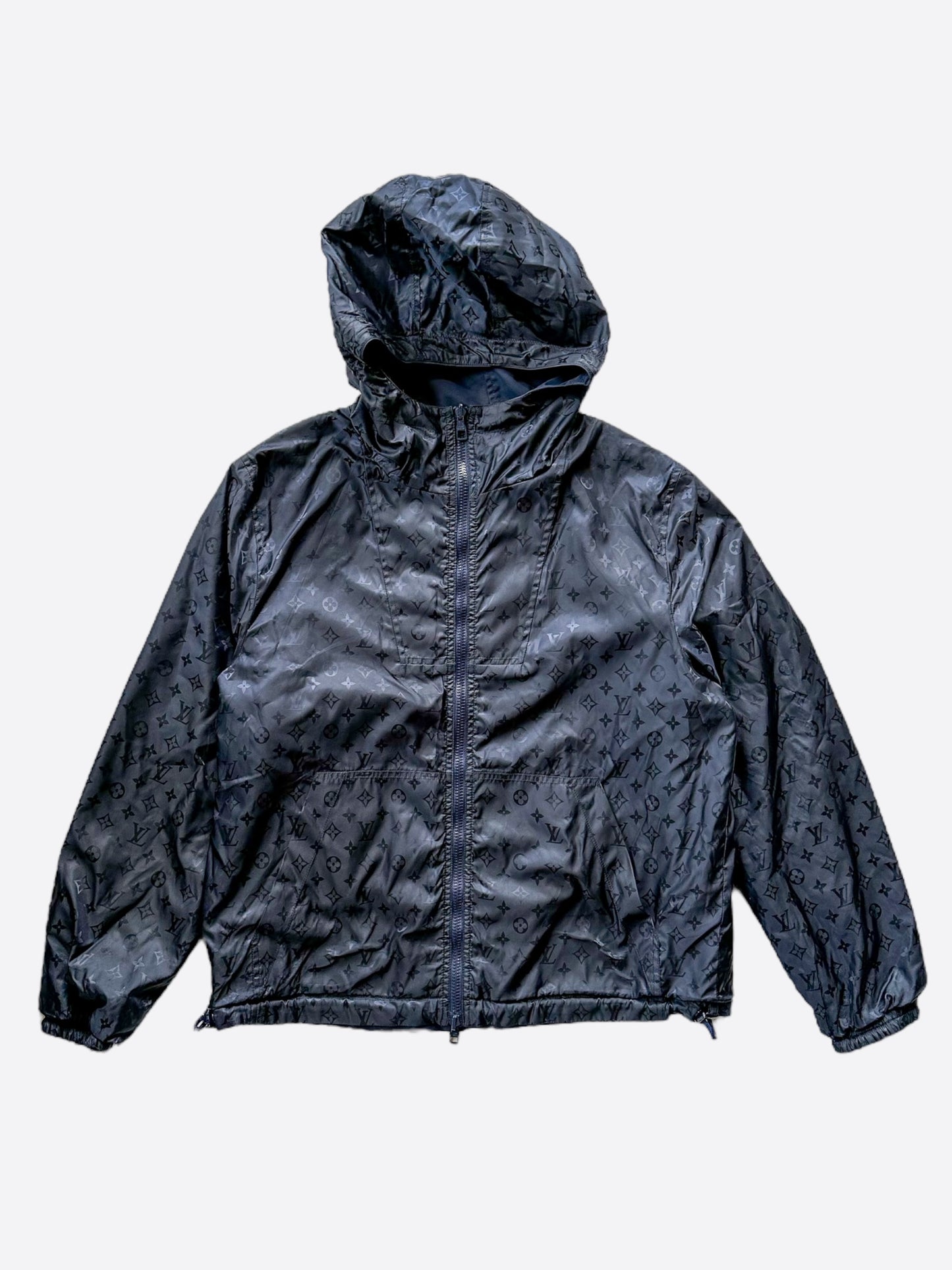 Louis Vuitton Navy Monogram Reversible Windbreaker