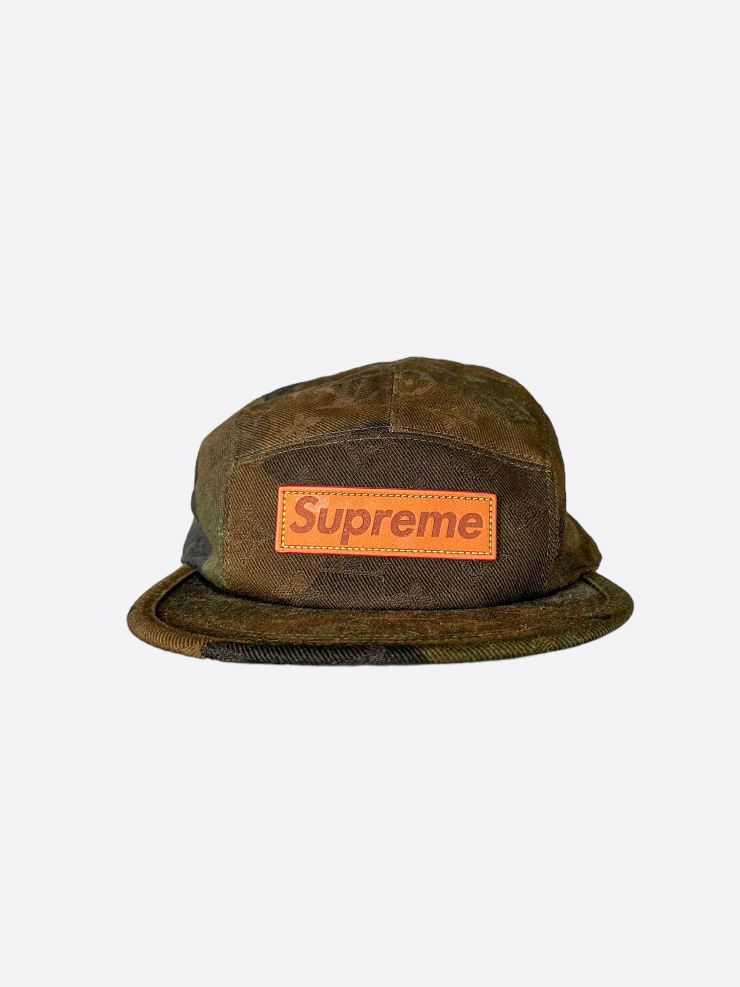 Louis Vuitton Supreme Camouflage Monogram Camp Cap