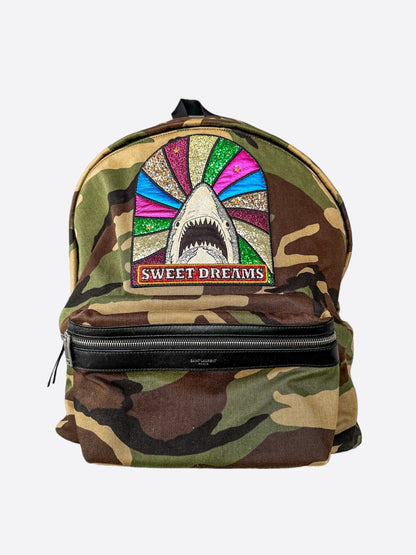 Saint Laurent Camouflage Sweet Dreams Backpack – Savonches