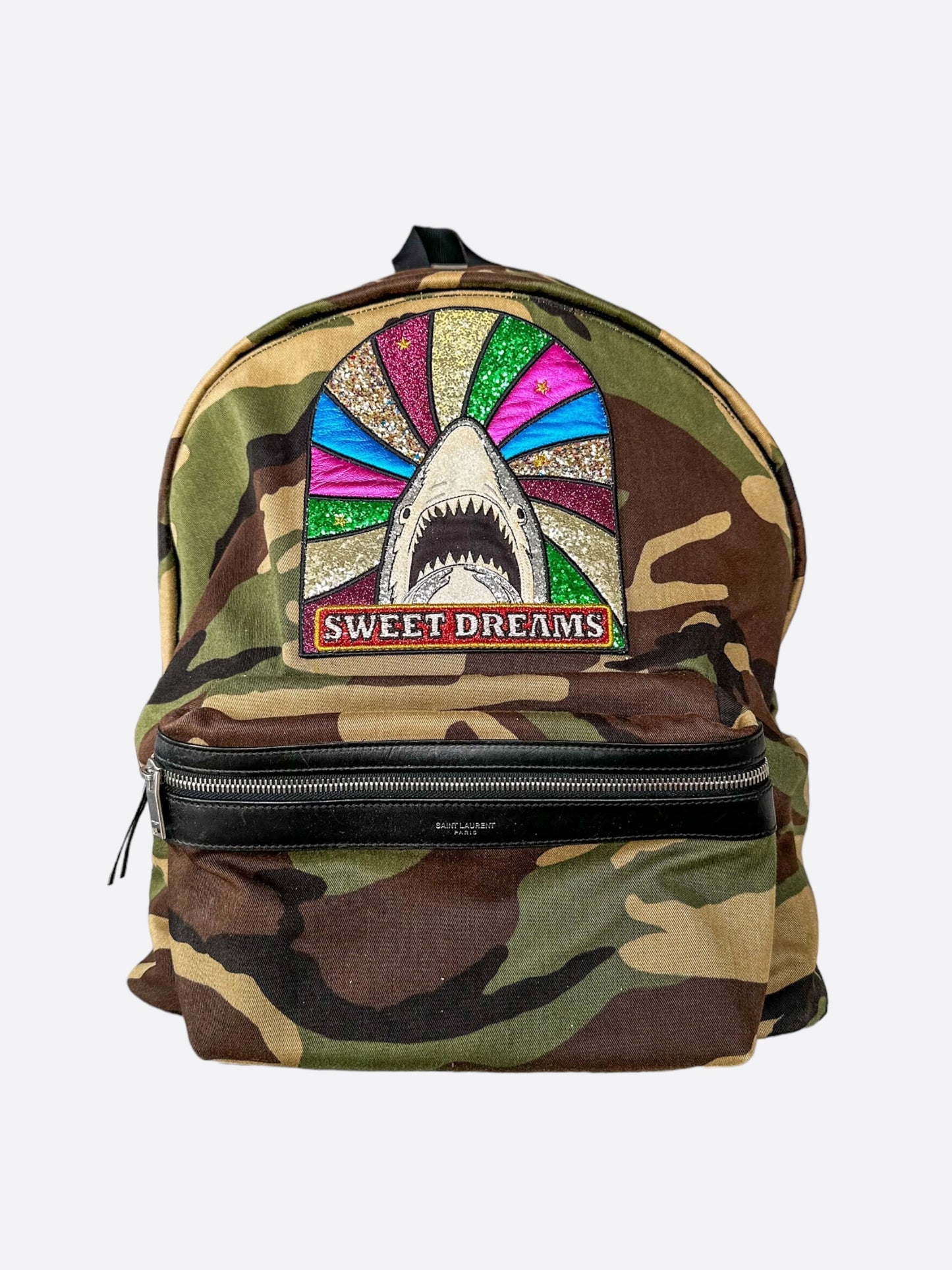 Saint Laurent Camouflage Sweet Dreams Backpack