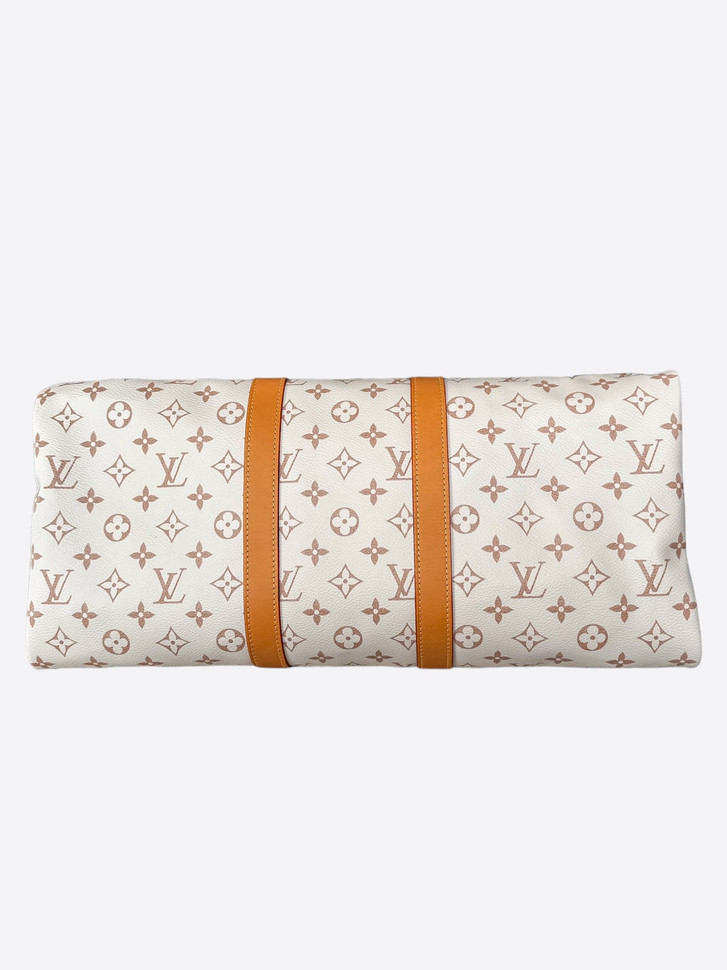 Louis Vuitton Beige & Tan Monogram Keepall 45