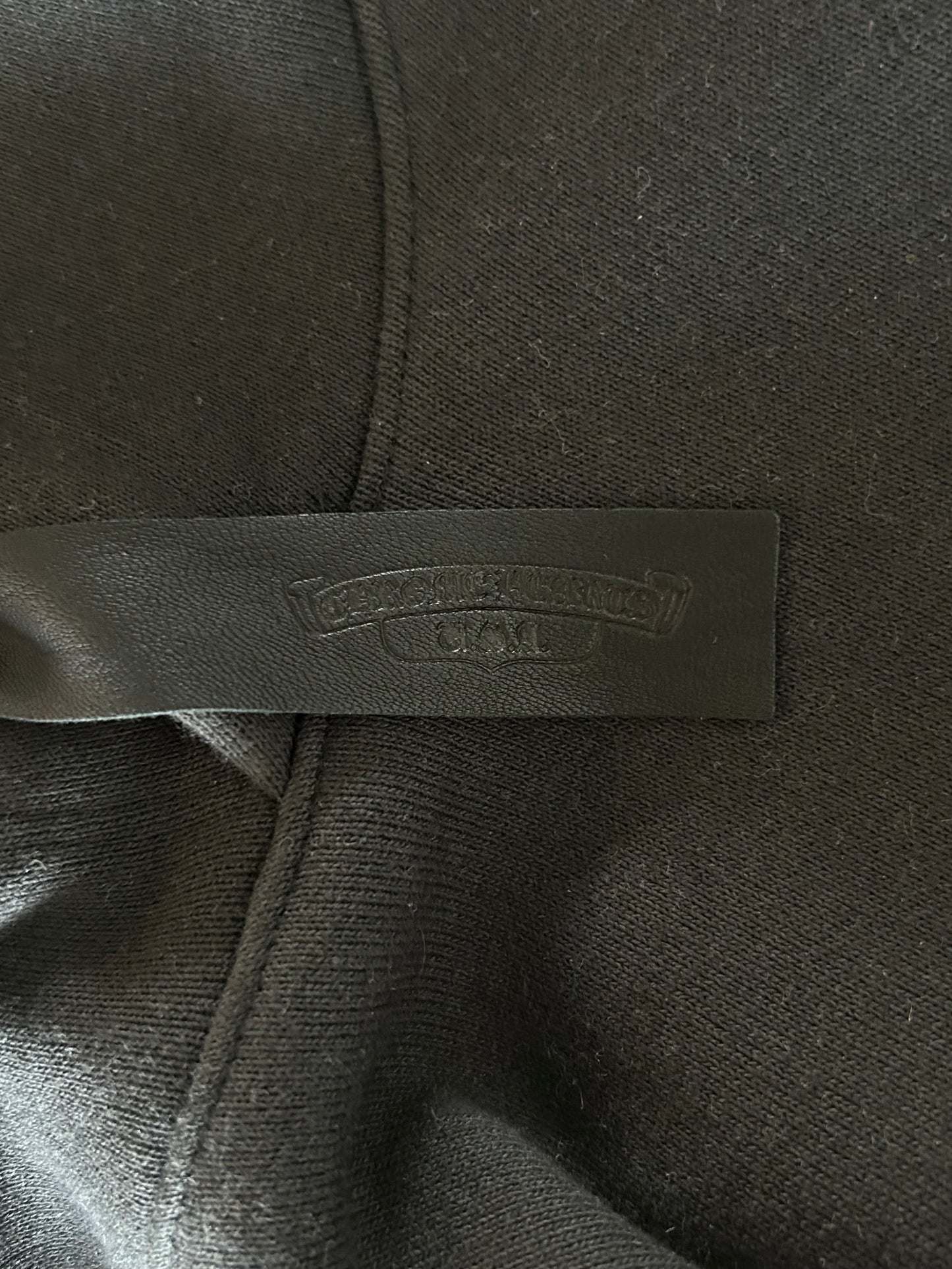 Chrome Hearts Black Triple Cross Patch Paper Jam Hoodie