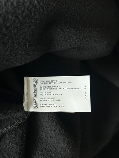 Chrome Hearts Black Triple Cross Patch Paper Jam Hoodie
