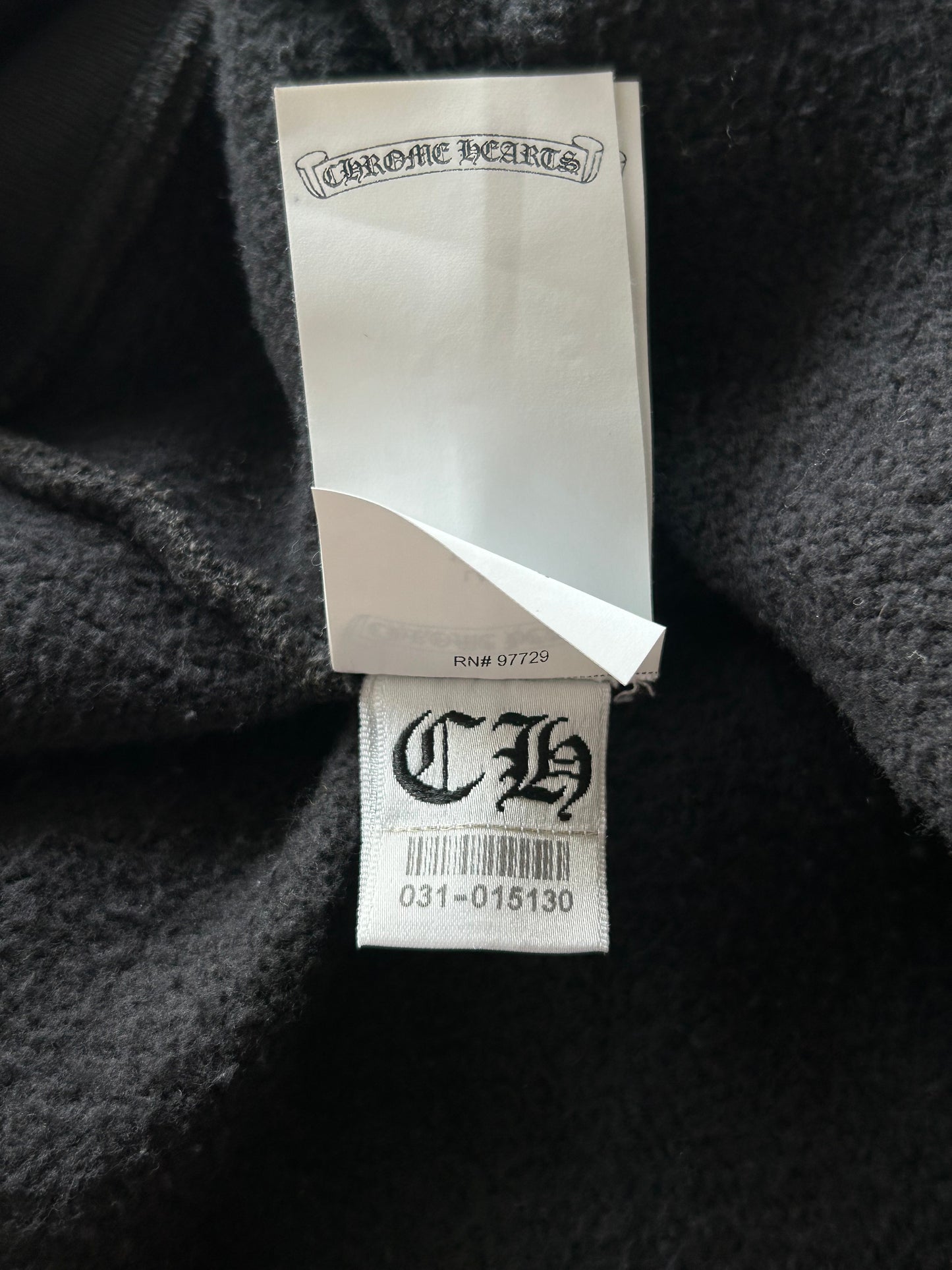 Chrome Hearts Black Triple Cross Patch Paper Jam Hoodie