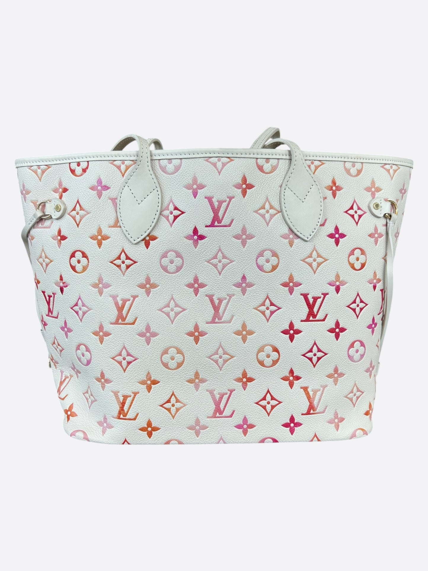 Louis Vuitton Beige Sunrise Aquarelle Empriente Monogram Neverfull MM
