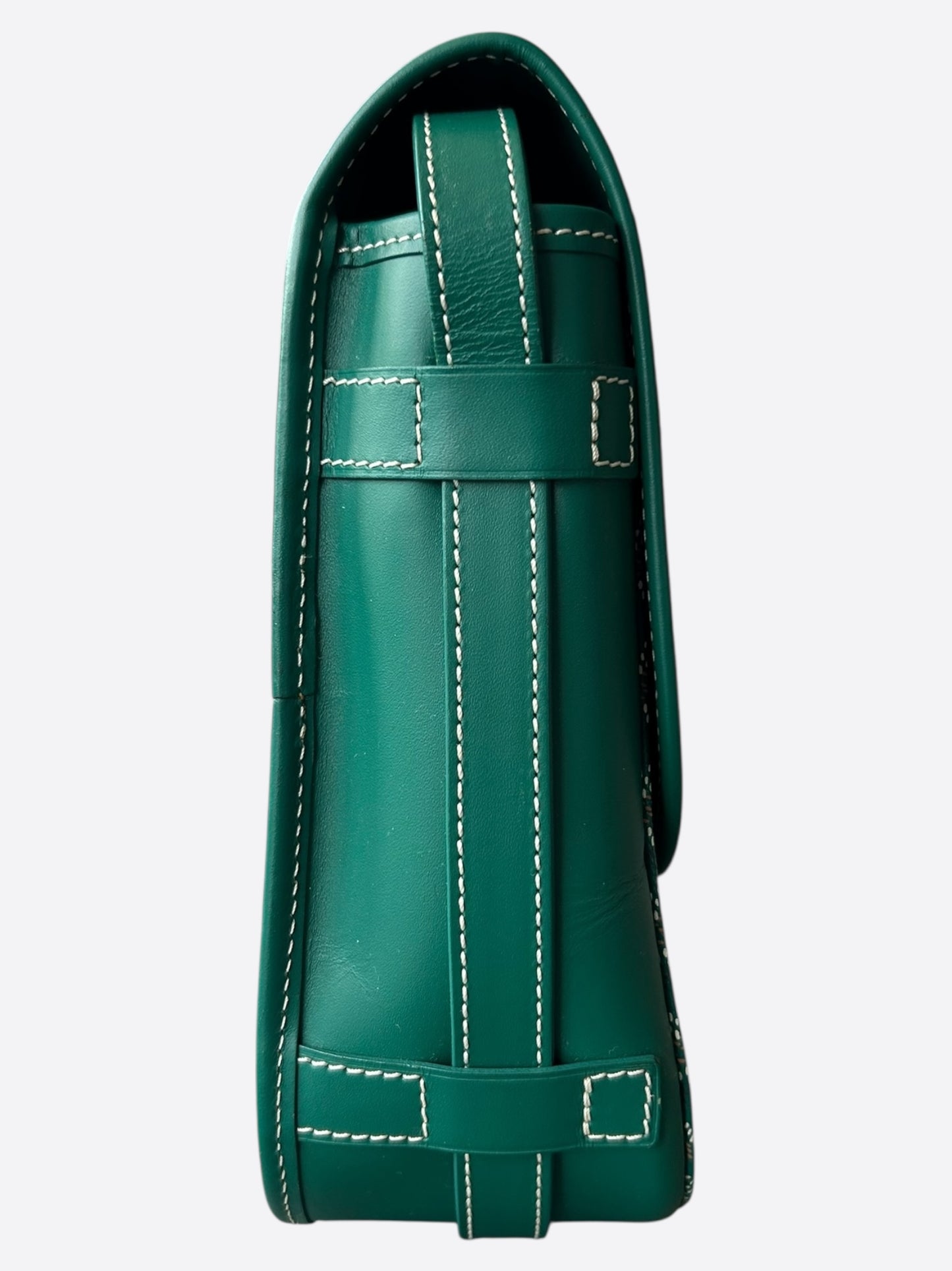 Goyard Green Belvedere MM Messenger Bag
