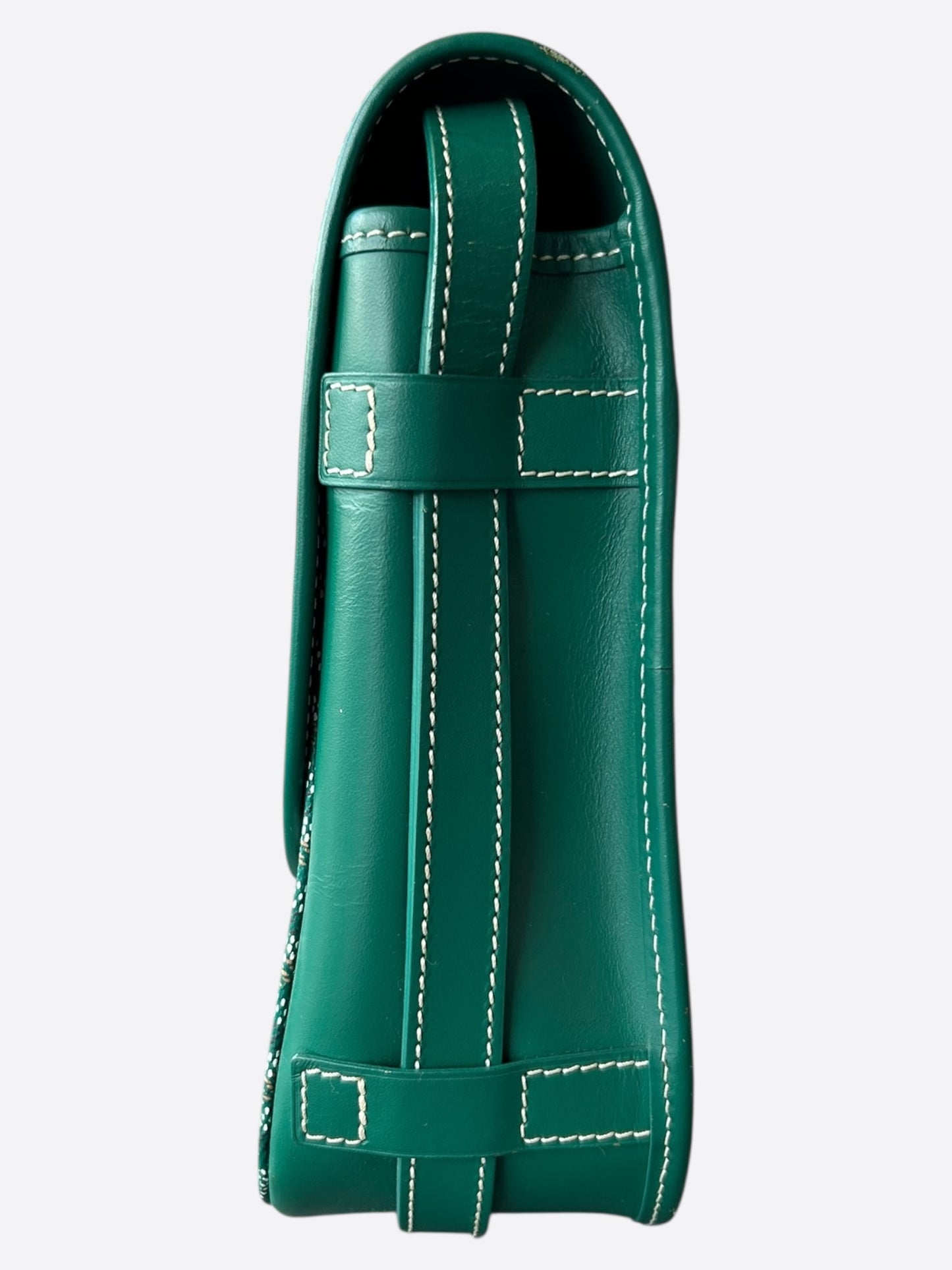 Goyard Green Belvedere MM Messenger Bag