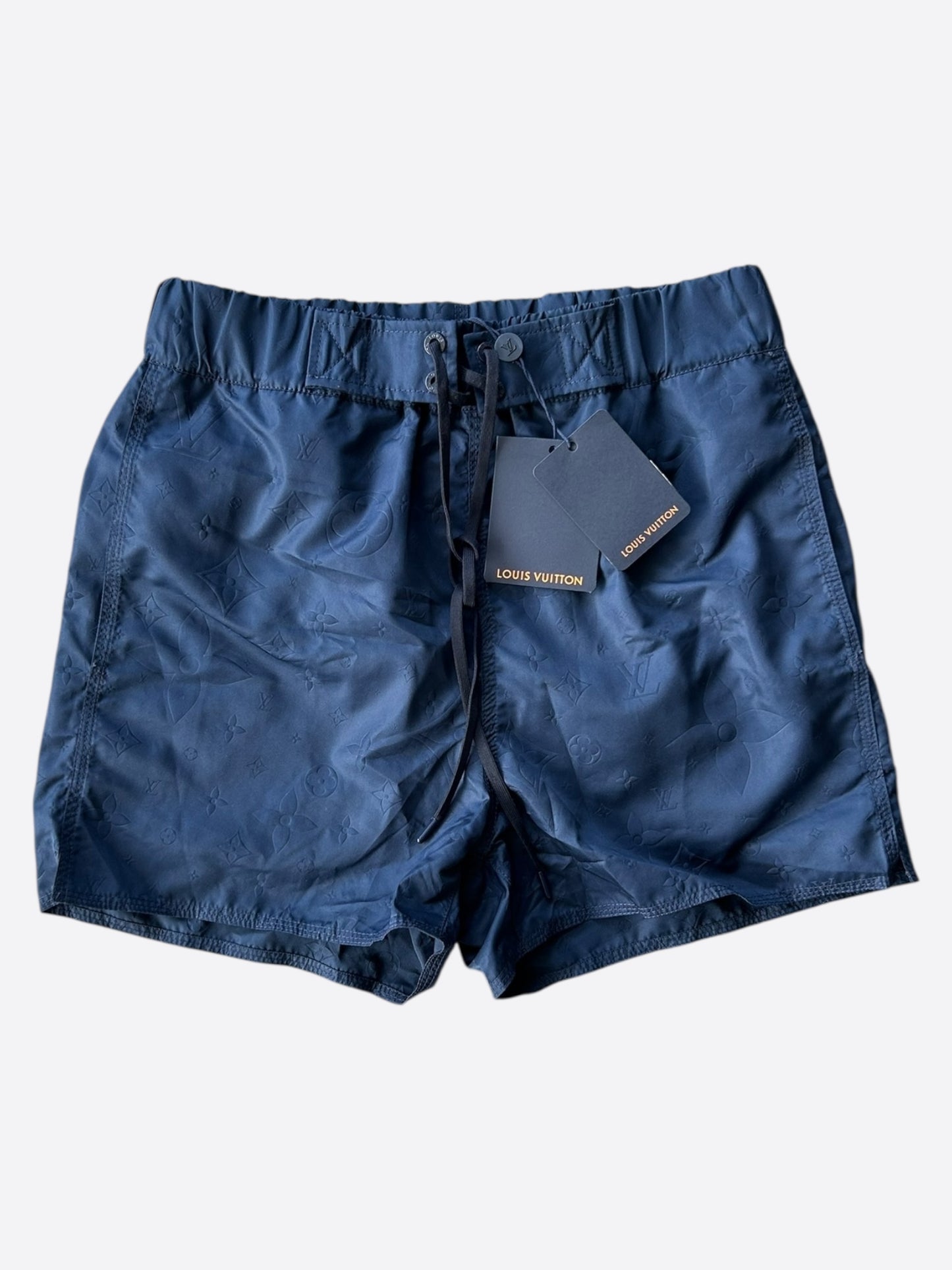 Louis Vuitton Navy Monogram Swim Shorts