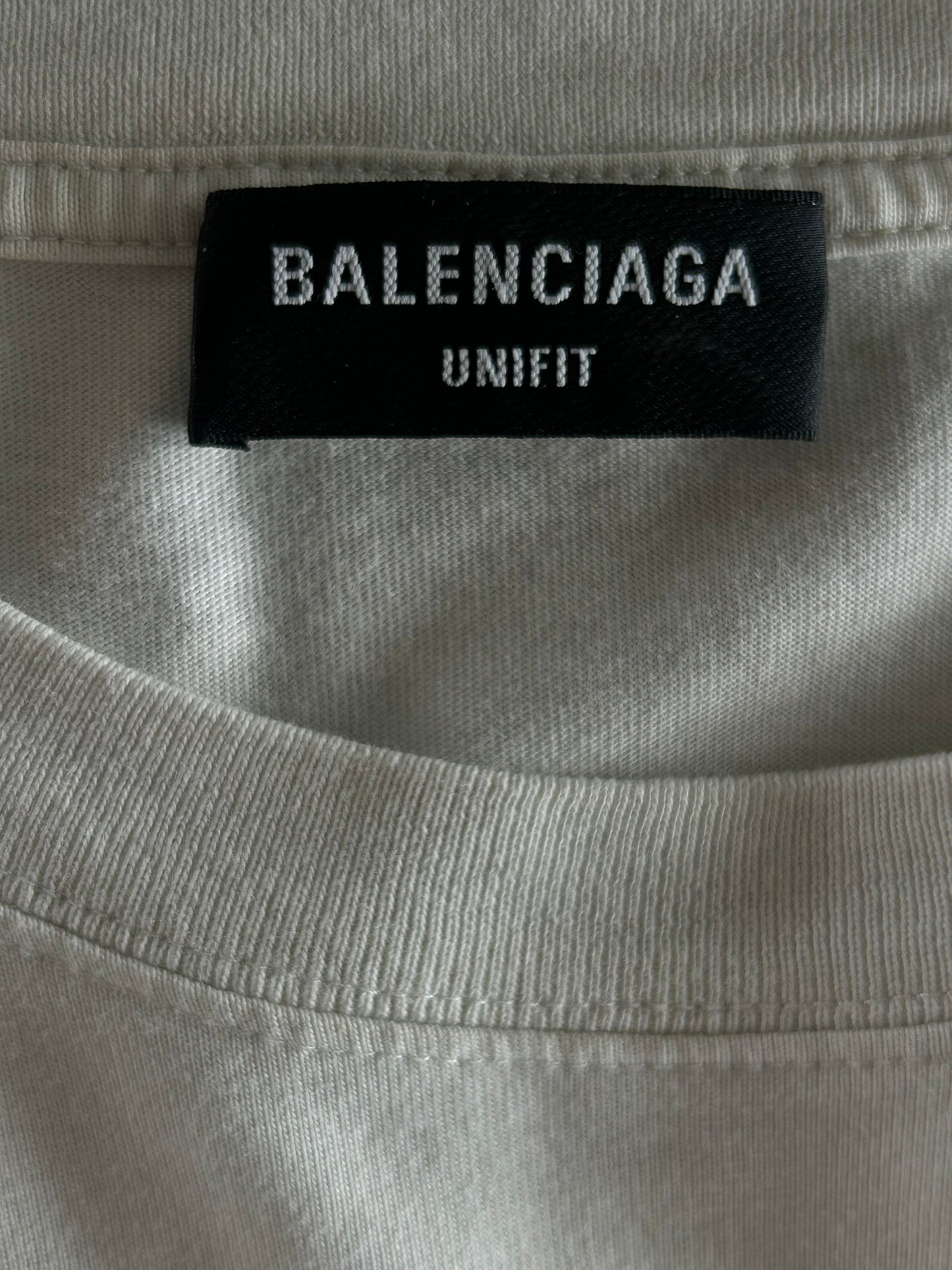 Balenciaga White Dry Cleaning T-Shirt