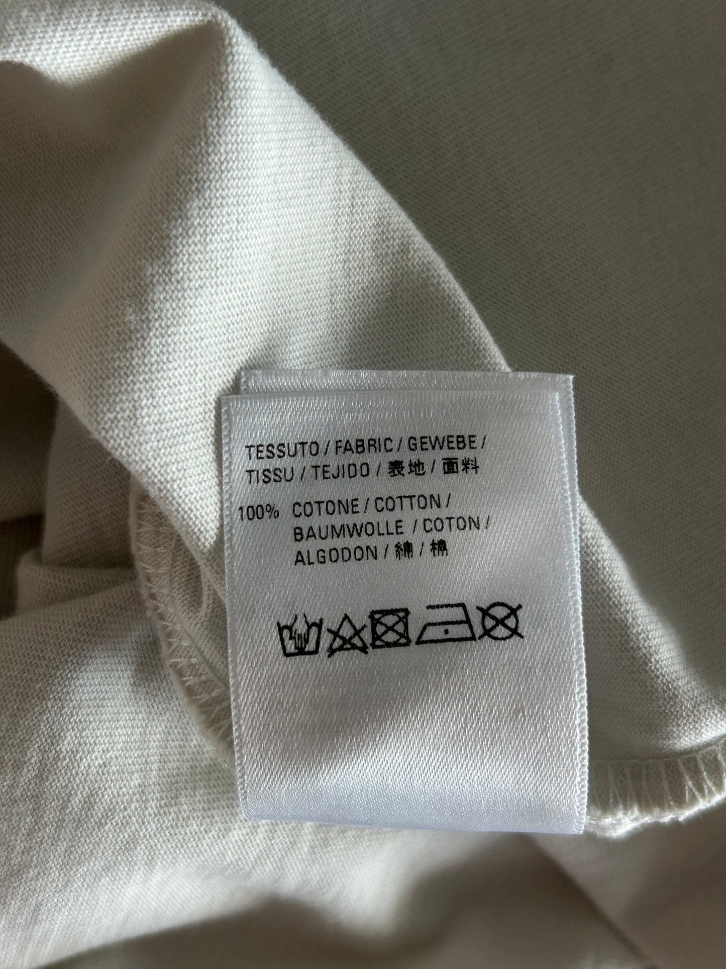 Balenciaga White Dry Cleaning T-Shirt
