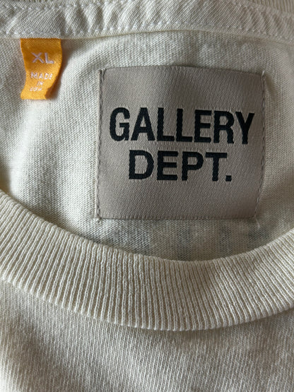 Gallery Dept Beige Stop Being Racist T-Shirt