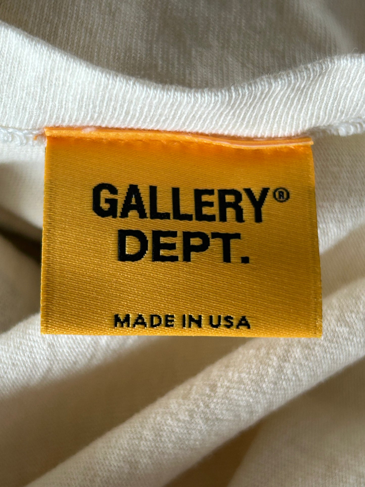 Gallery Dept Beige Stop Being Racist T-Shirt