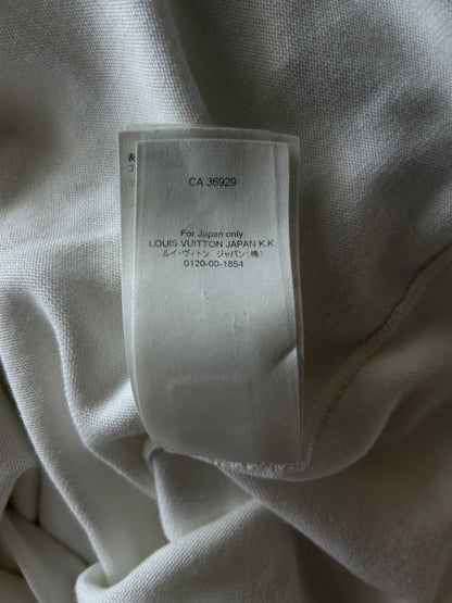 Louis Vuitton White Baseball Graphic Intarsia T-Shirt