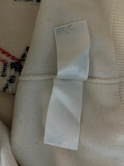 Louis Vuitton Beige Monogram Clock Wool Sweater