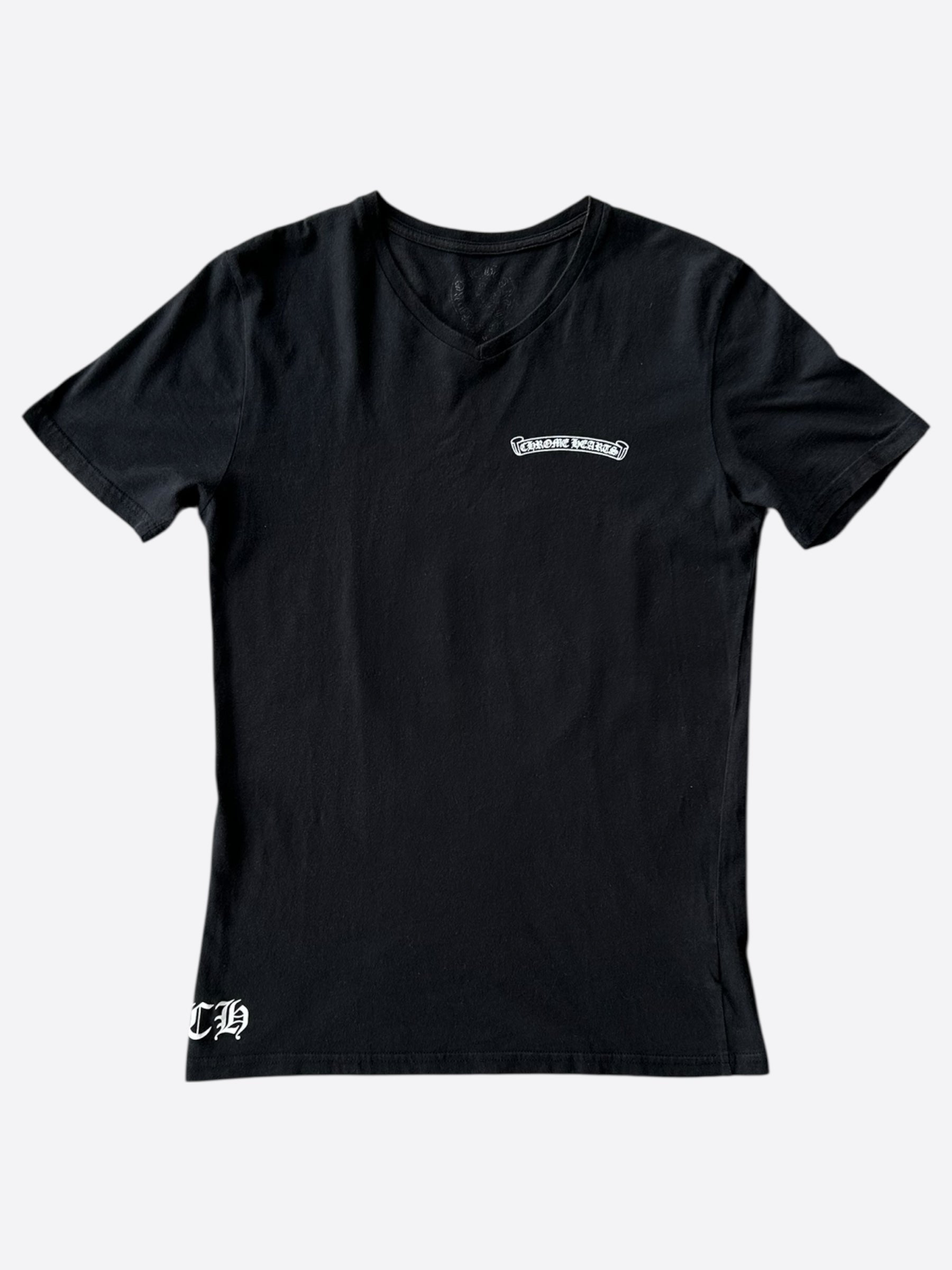 Chrome Hearts Black & Yellow Made In Hollywood T-Shirt