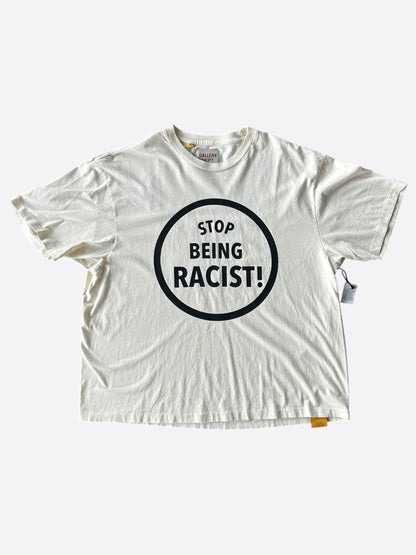 Gallery Dept Beige Stop Being Racist T-Shirt