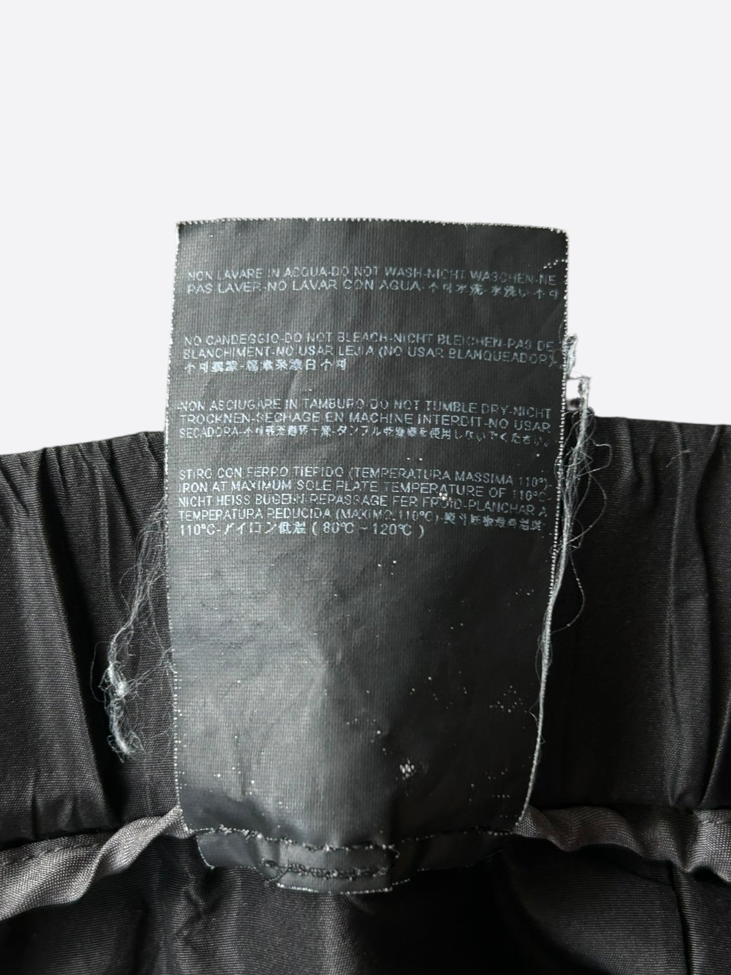 Balenciaga Black Silk Trackpants