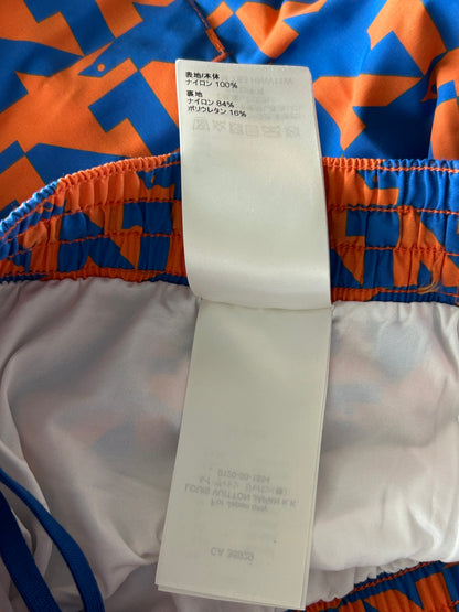 Louis Vuitton Blue & Orange Dove Print Swimshorts
