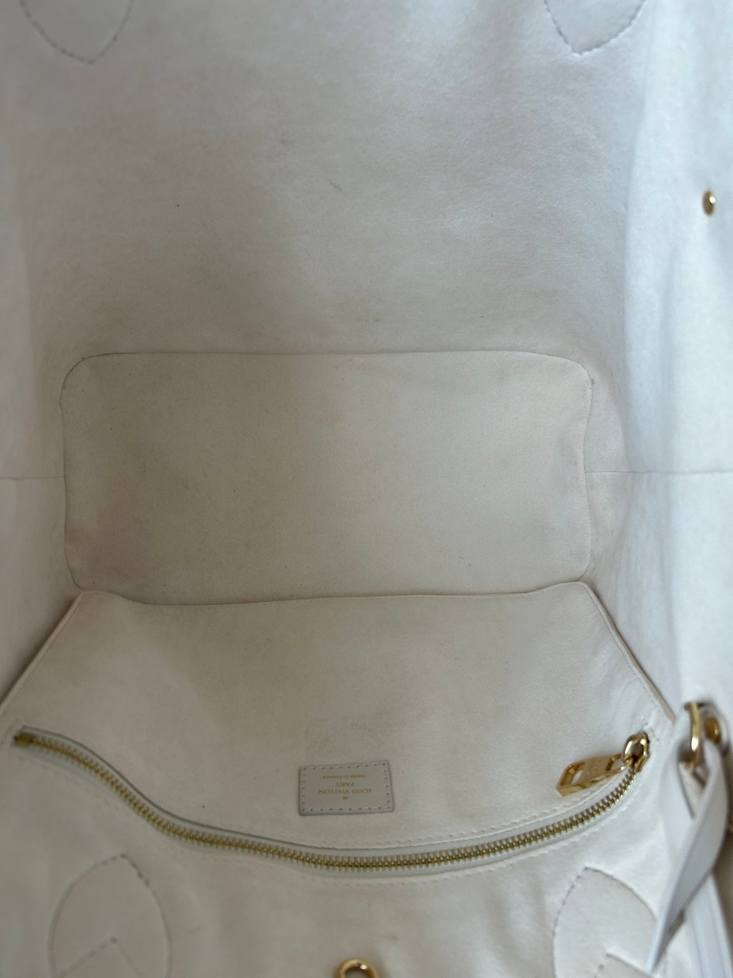 Louis Vuitton Beige Sunrise Aquarelle Empriente Monogram Neverfull MM