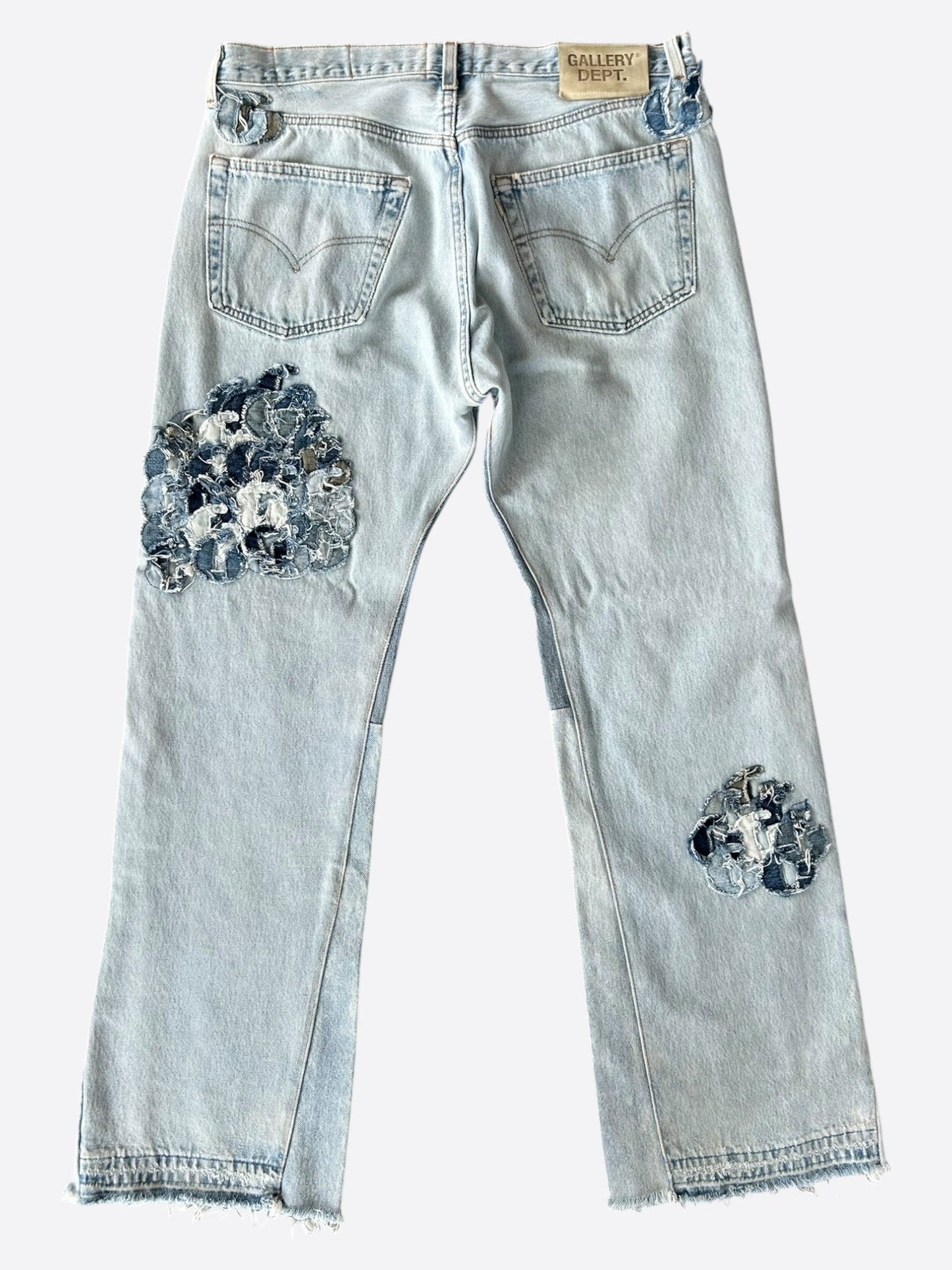 Gallery Dept Light Blue LA Flare Crazy G's Denim Jeans