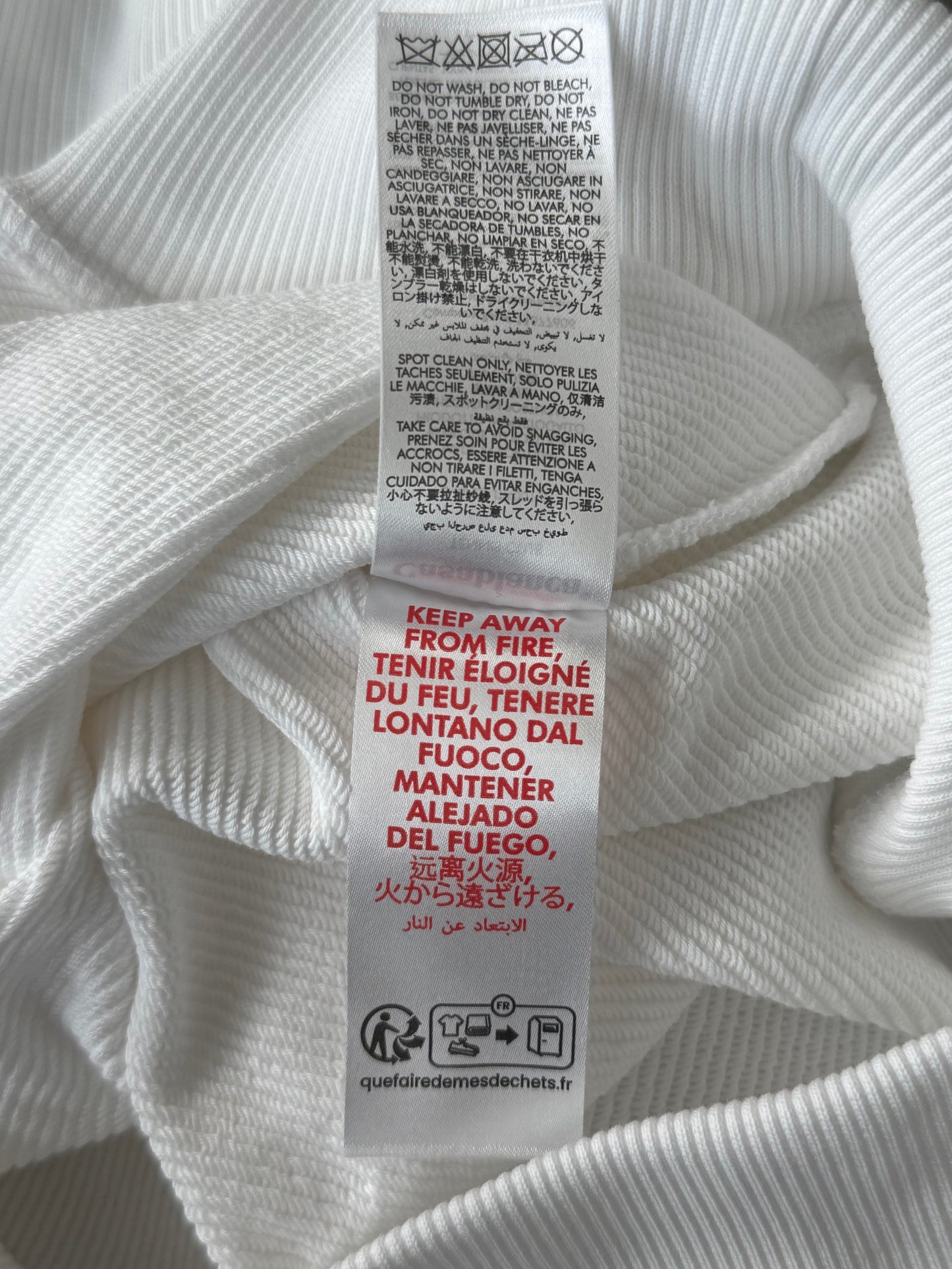 Casablanca White & Multicolor Le Joueur Beaded Logo Sweater
