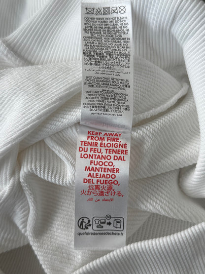 Casablanca White & Multicolor Le Joueur Beaded Logo Sweater
