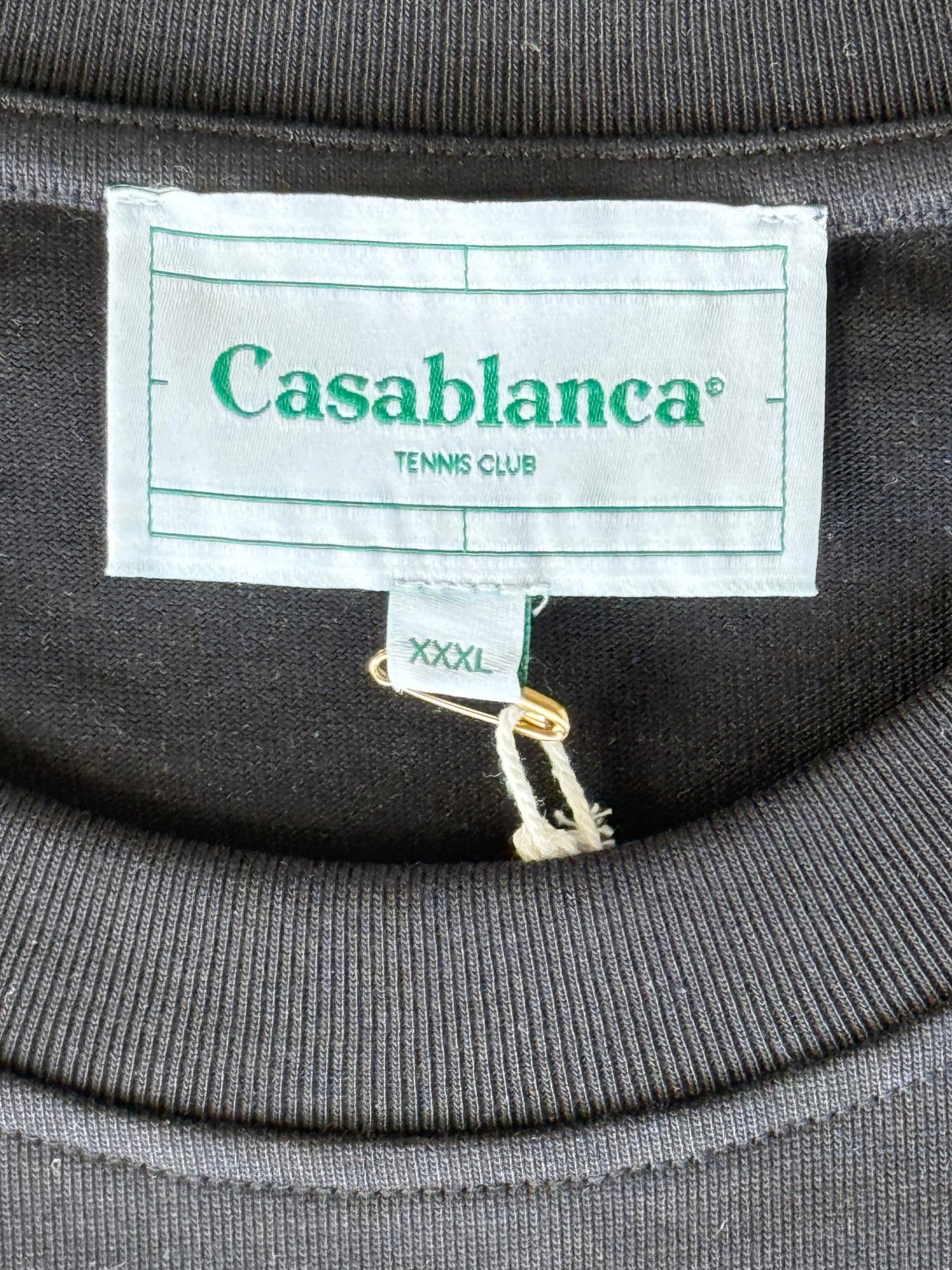 Casablanca Black & Multicolor L'Arche De Tennis Logo T-Shirt