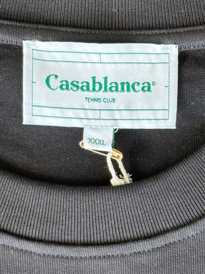Casablanca Black & Multicolor L'Arche De Tennis Logo T-Shirt