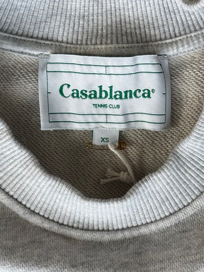 Casablanca Grey & Multicolor Triomphe D'Orange Logo Sweater