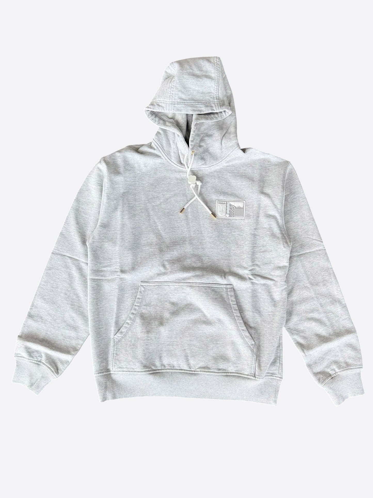 Casablanca Grey Tennis Statues Patch Hoodie