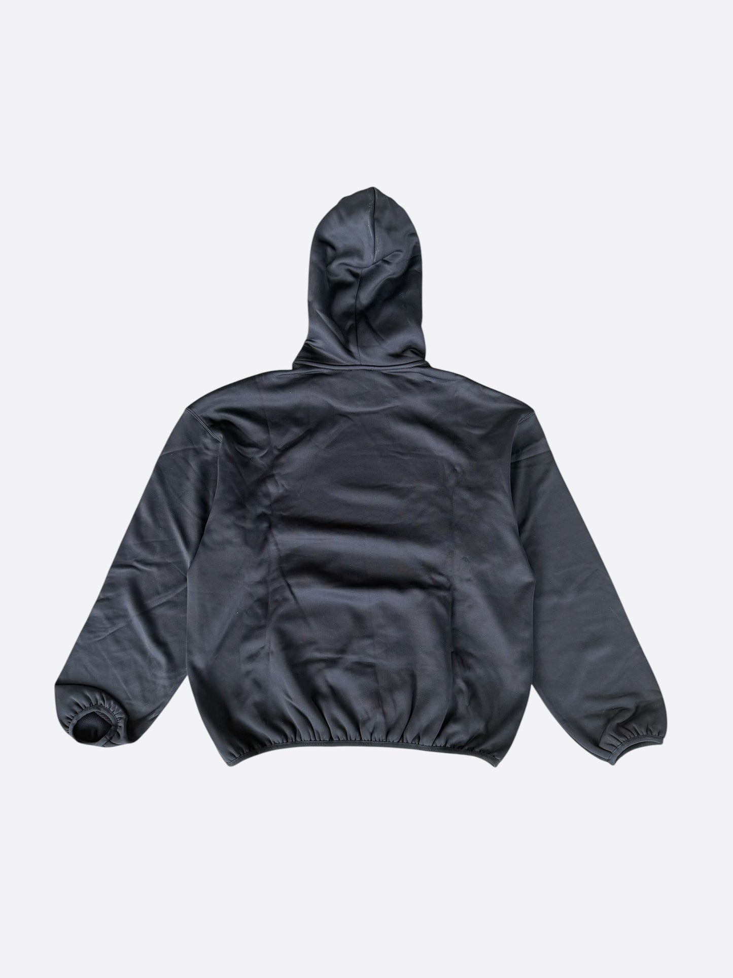 Casablanca Black & Silver Logo Panelled Hoodie