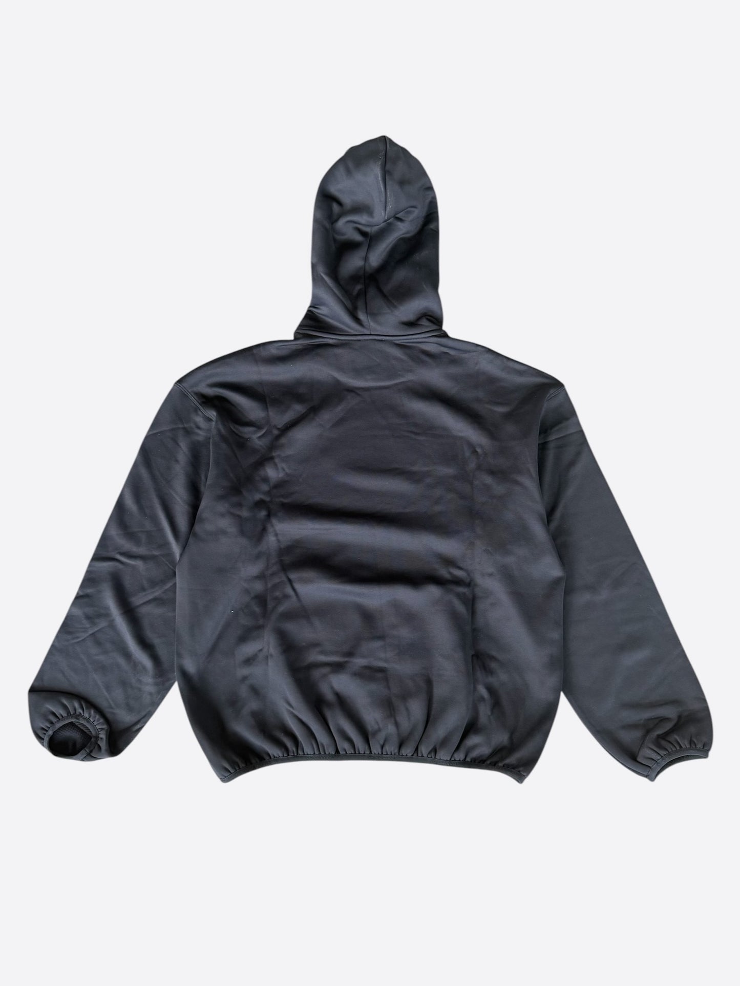 Casablanca Black & Silver Logo Panelled Hoodie