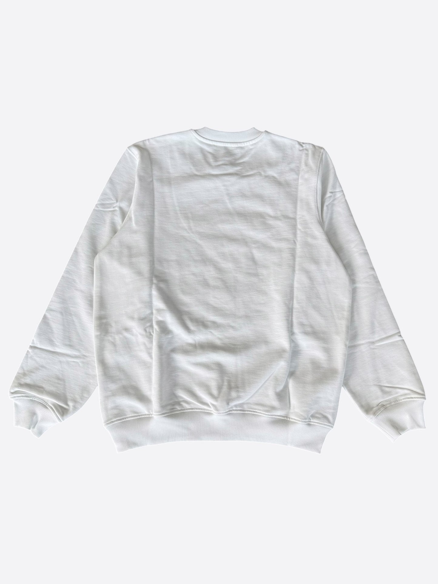 Casablanca White & Multicolor Le Joueur Beaded Logo Sweater