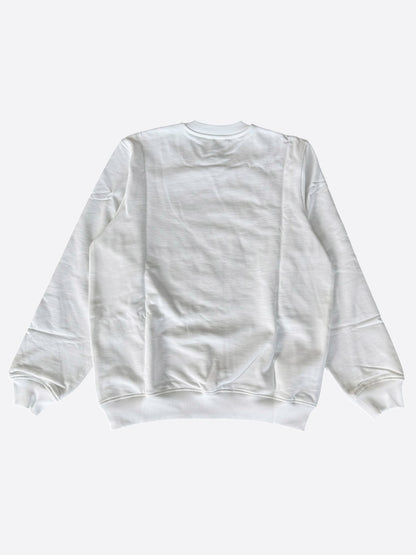 Casablanca White & Multicolor Le Joueur Beaded Logo Sweater