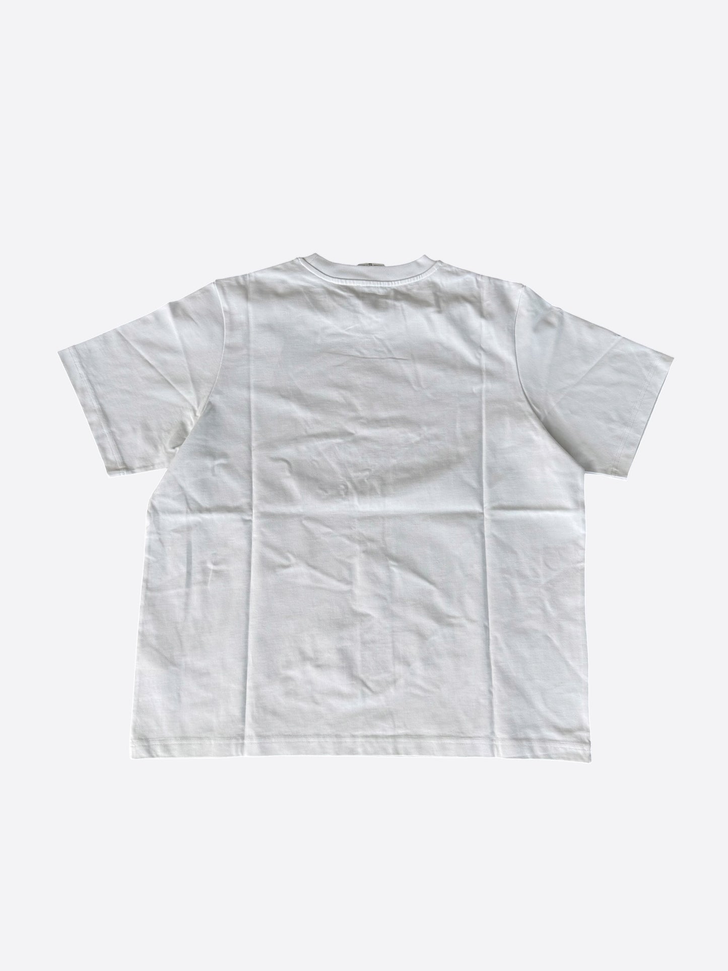 Casablanca White & Red Montagne Mountain Logo T-Shirt