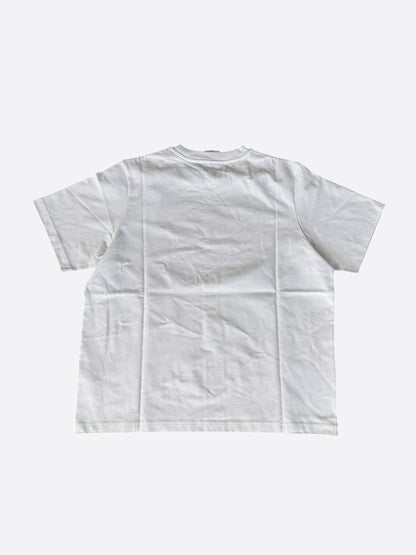 Casablanca White & Red Montagne Mountain Logo T-Shirt