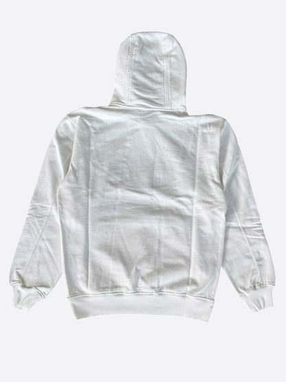 Casablanca White & Multicolor Tennis Club Embroidered Logo Hoodie