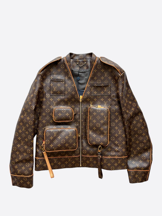 Louis Vuitton Brown Monogram Admiral jacket