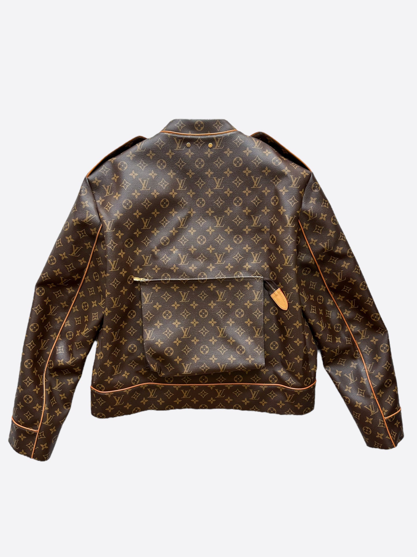 Louis Vuitton Monogram Admiral Leather Jacket