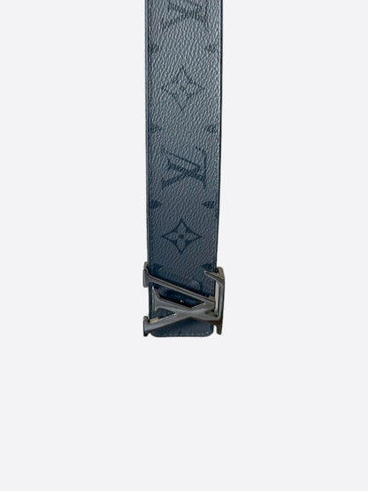 Louis Vuitton Grey Monogram Logo Belt