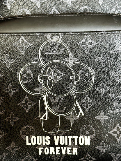 Louis Vuitton Black & White Monogram Vivienne Discovery Backpack