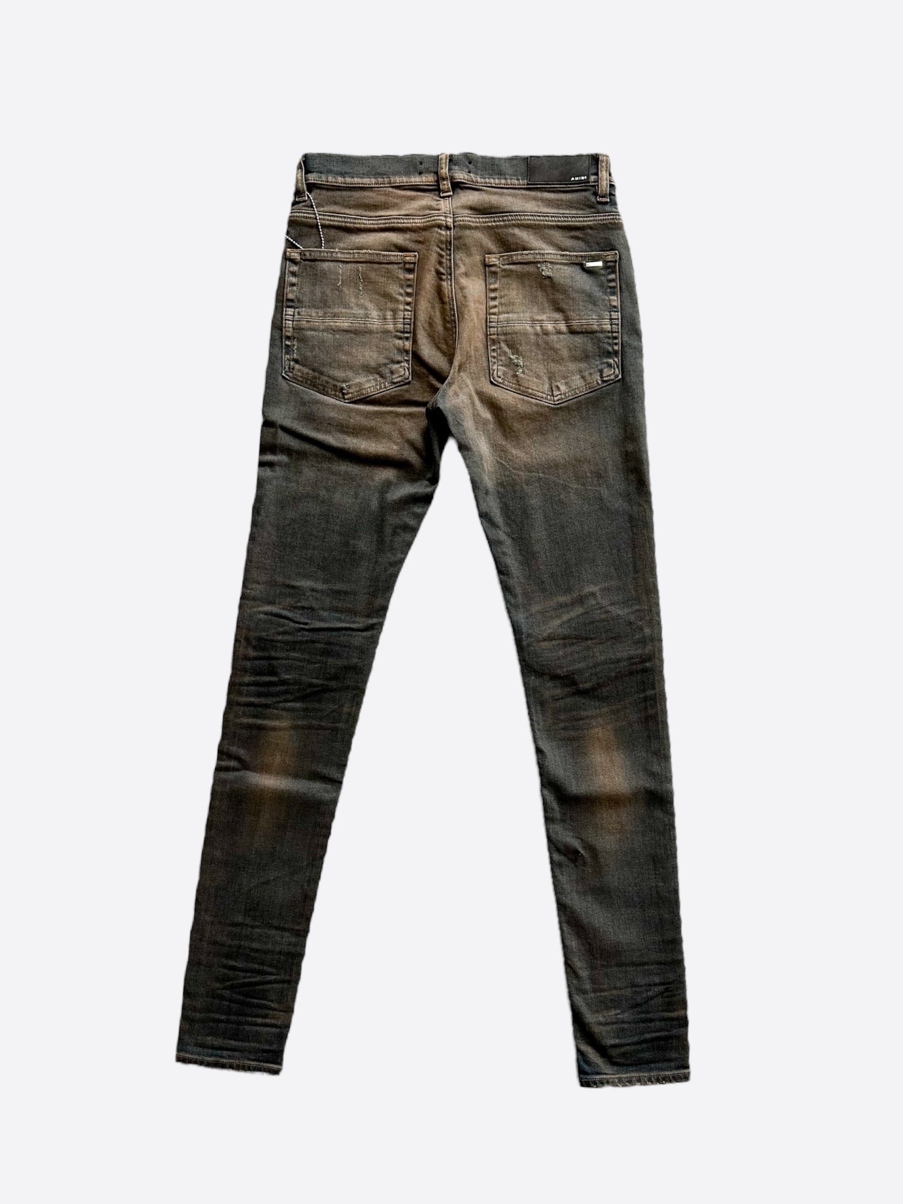Amiri Dark Indigo Plaid Patch MX1 Jeans – Savonches