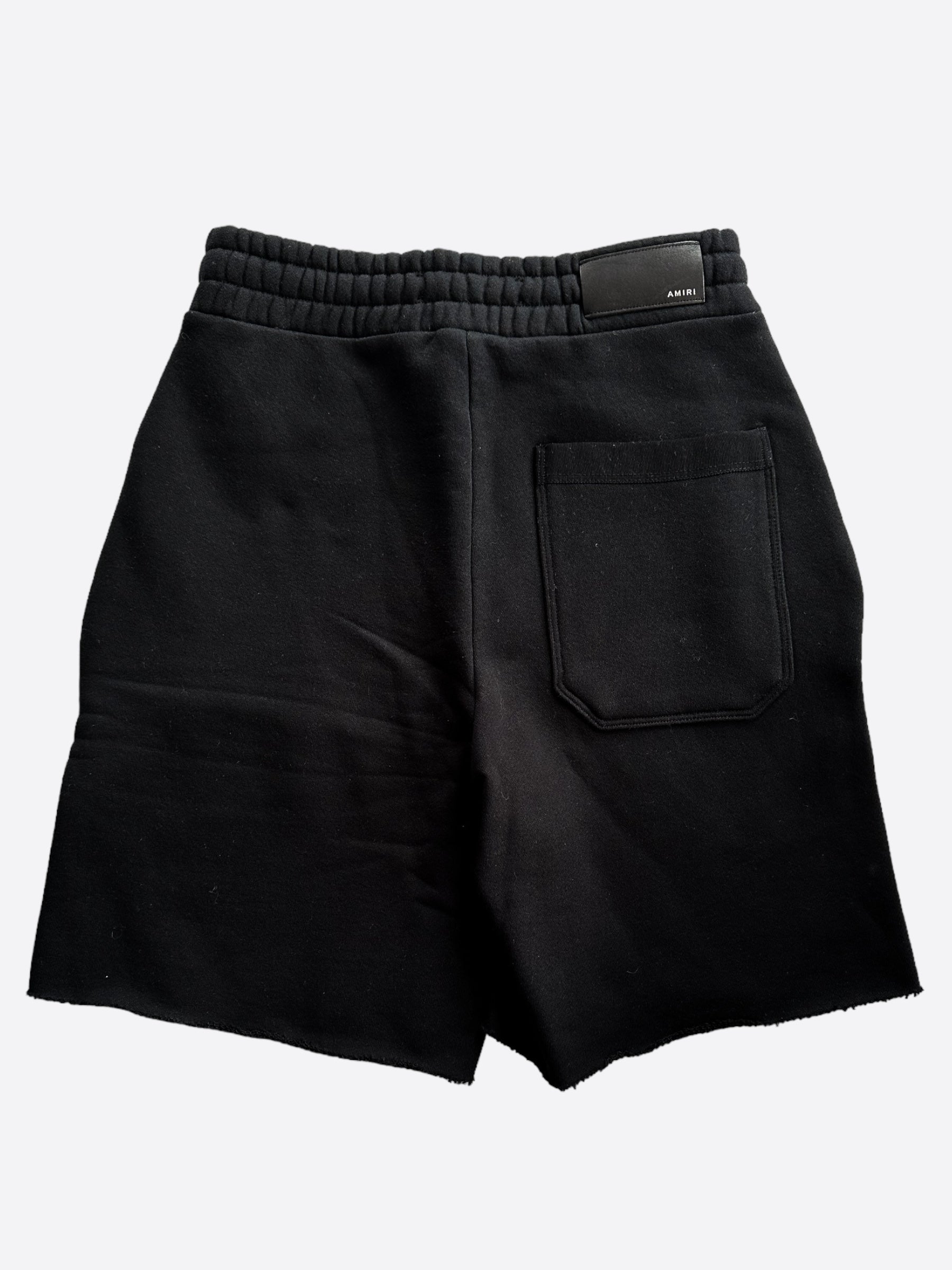Amiri Black & Yellow MA Logo Shorts – Savonches