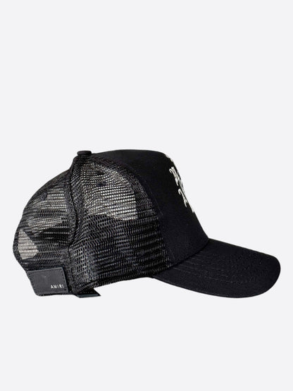 Amiri Wes Lang Black & White Reaper Trucker Hat