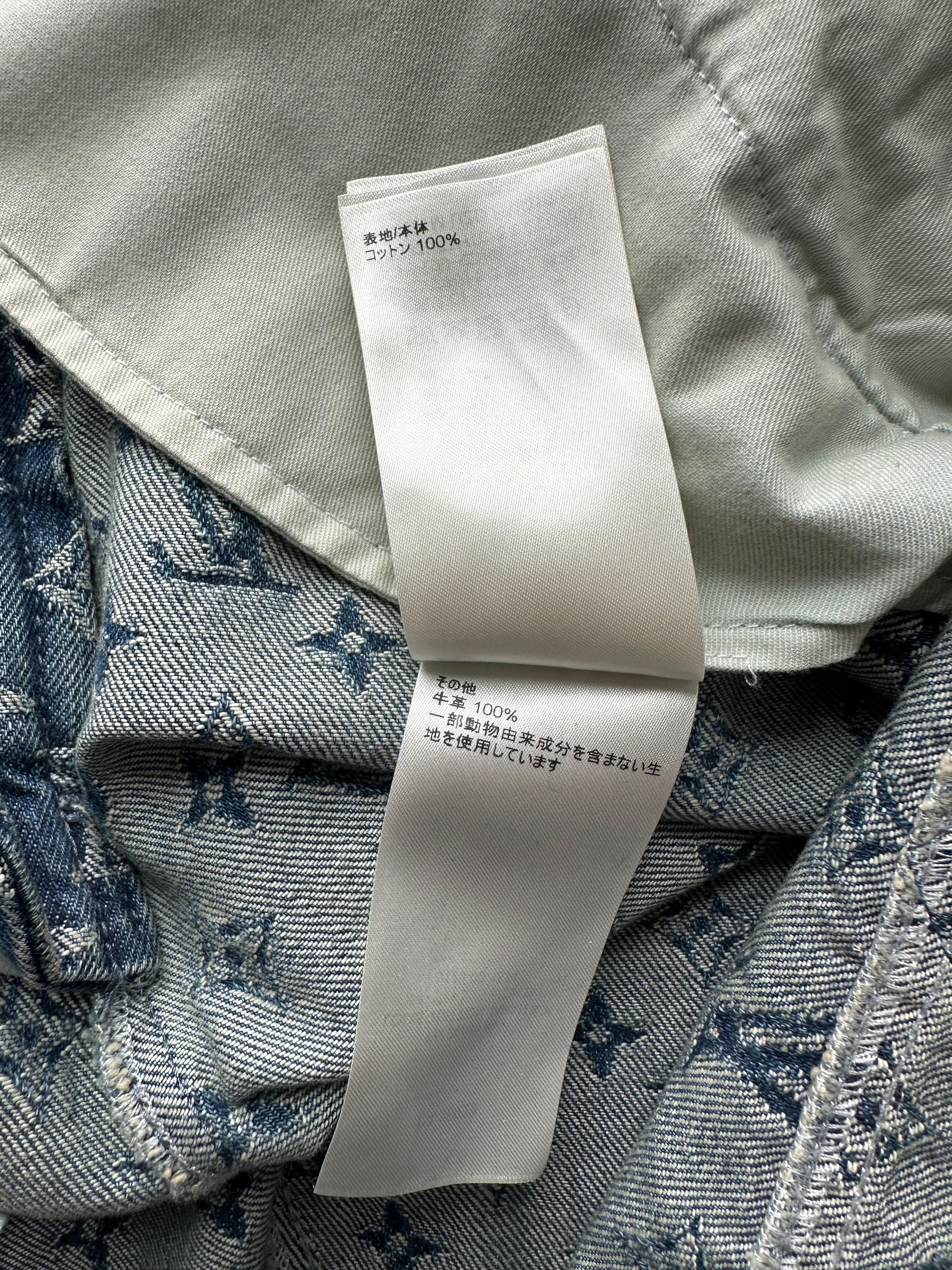 Louis Vuitton Nigo Blue Monogram Baggy Jeans – Savonches