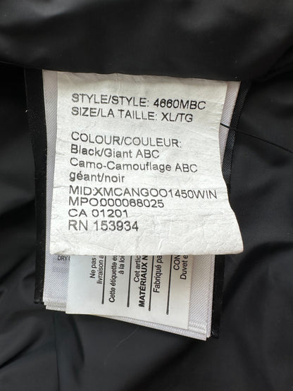 Canada Goose Bape Black & Green Camo Expedition Men's Jacket