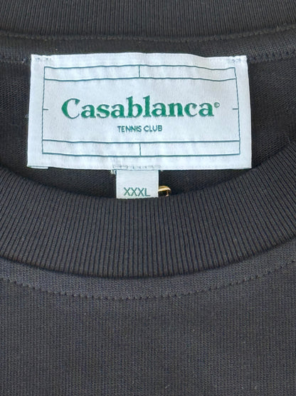 Casablanca Black & Multicolor Championship Logo T-Shirt