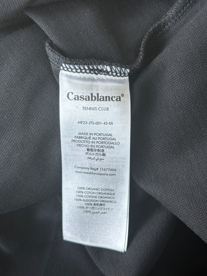 Casablanca Black & Multicolor Championship Logo T-Shirt