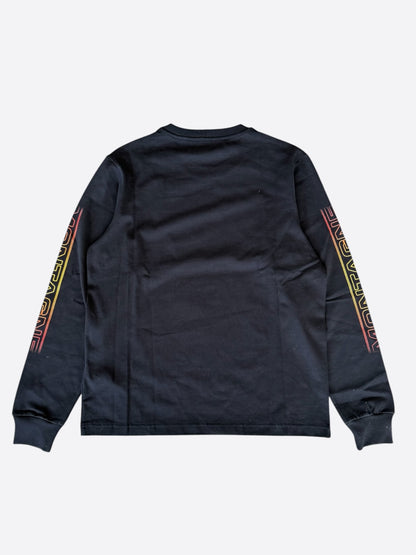 Casablanca Black & Multicolor Ski Club Logo Longsleeve T-Shirt