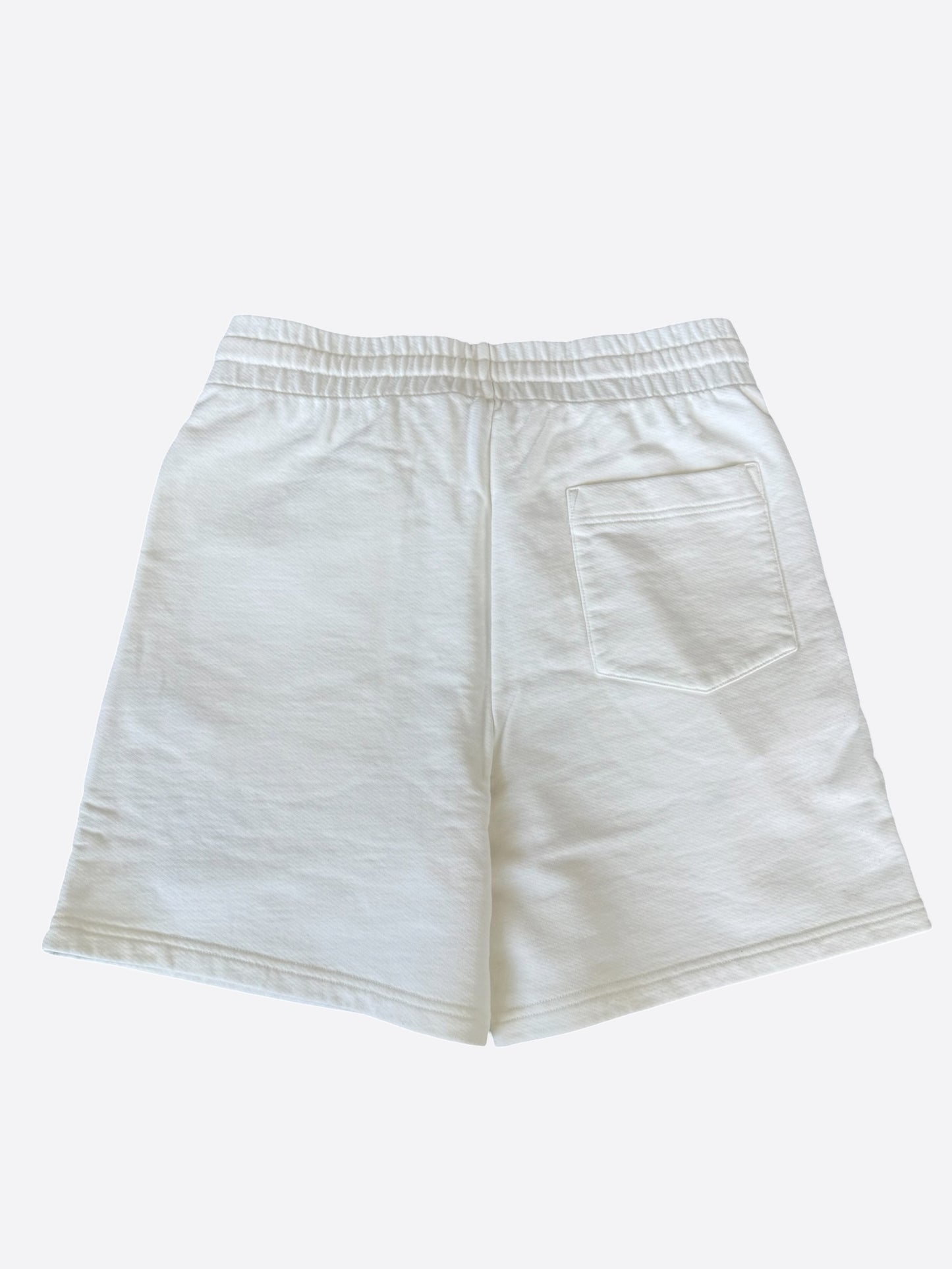 Casablanca White & Multicolor Casa Way Embroidered Logo Shorts
